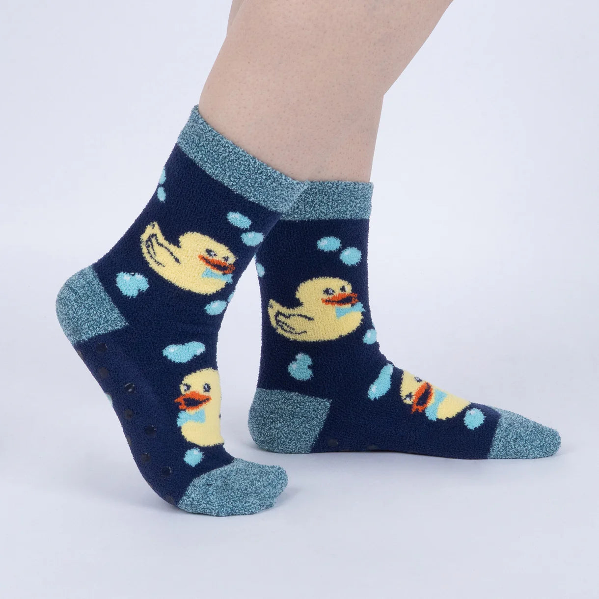 Rubber Duckie You're The One Women's Slipper Socks