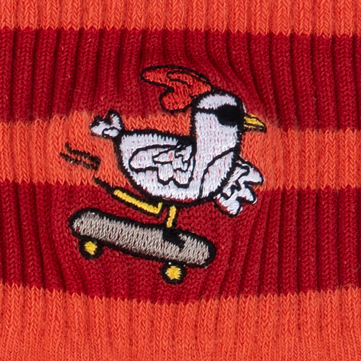 Rad Chicken Embroidered Quarter Socks - The Sockery