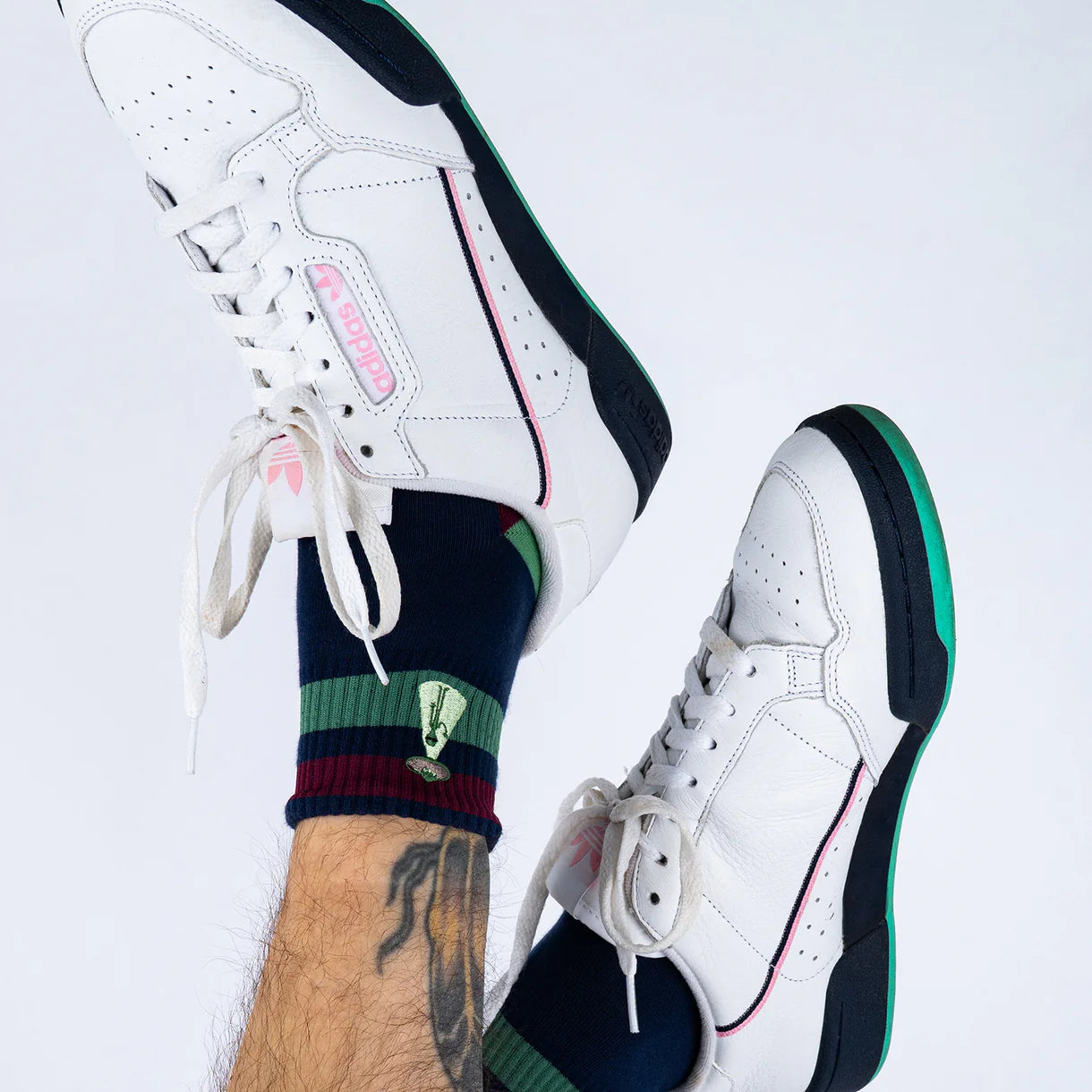 I Believe Embroidered Quarter Socks -The Sockery