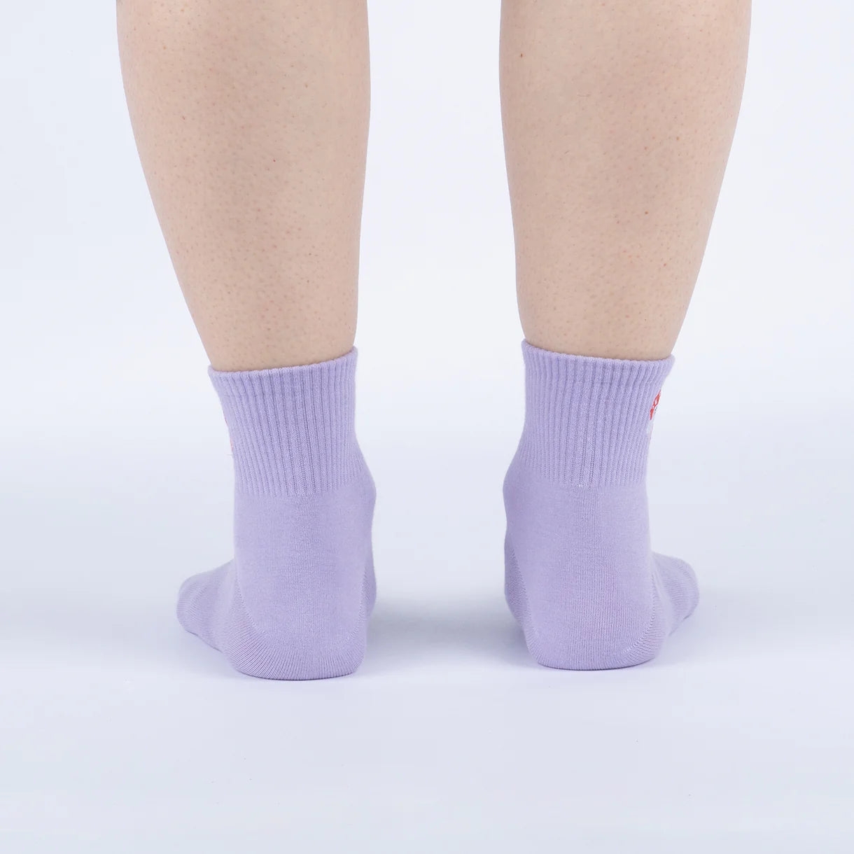 So Mush Shroom In My Heart Embroidered Quarter Socks - The Sockery