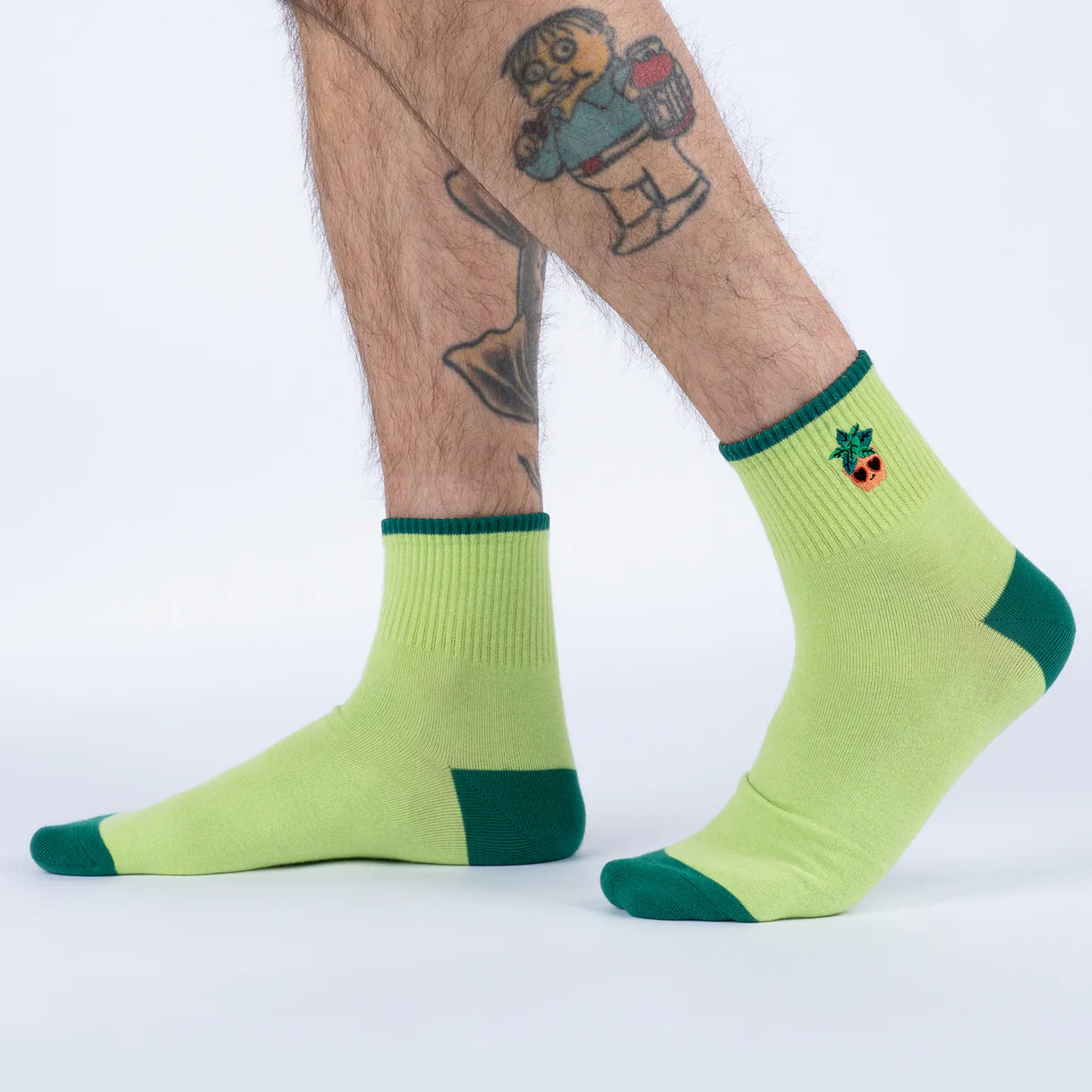 Plant Lover Embroidered Quarter Socks 🌿