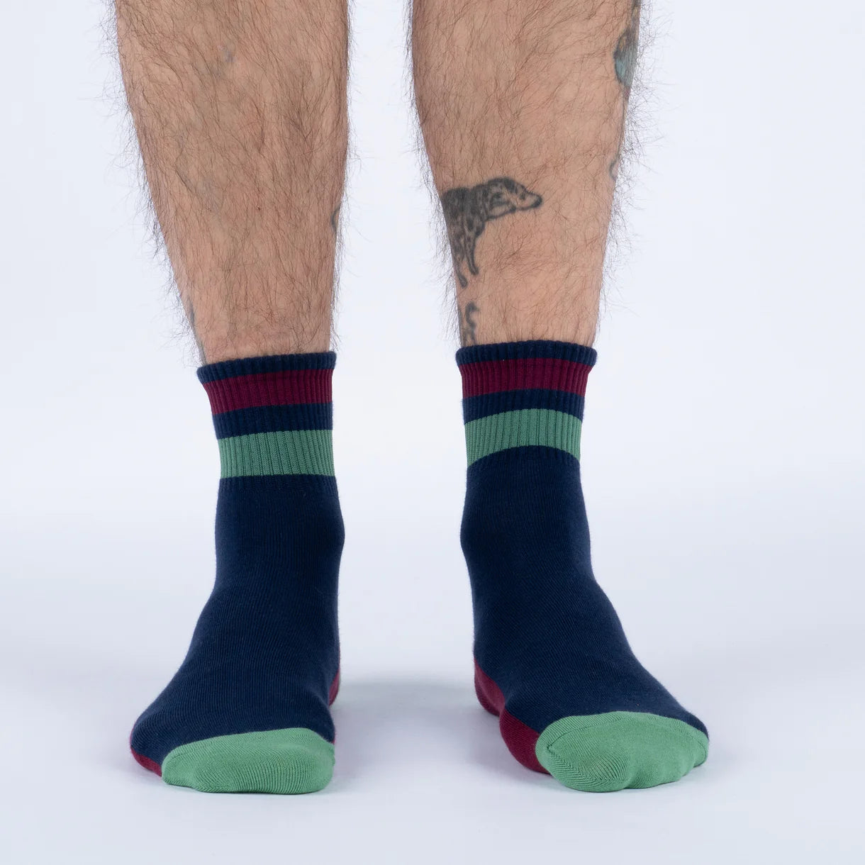 I Believe Embroidered Quarter Socks -The Sockery
