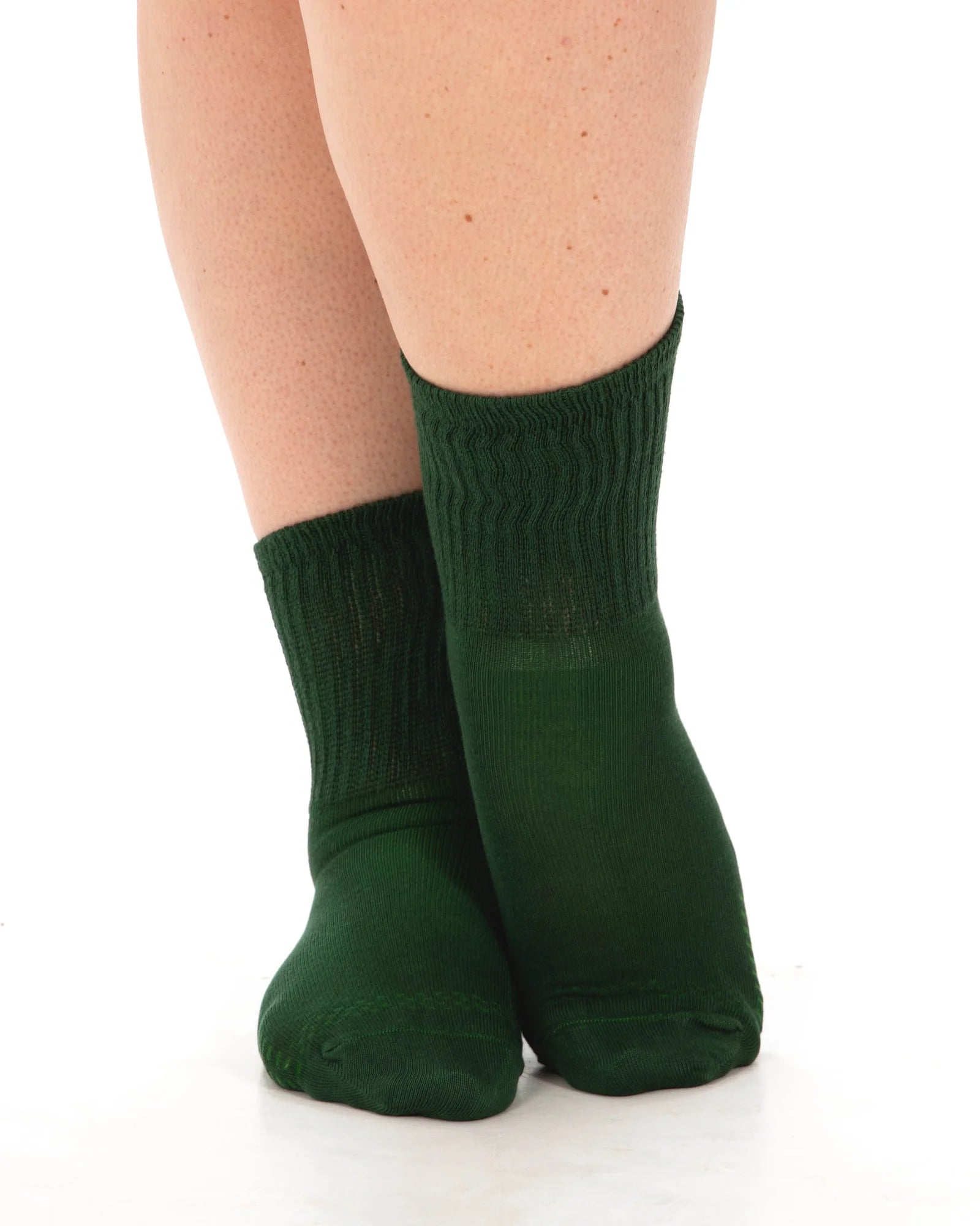 Extra Wide Bamboo Super Soft Socks - Bottle Green