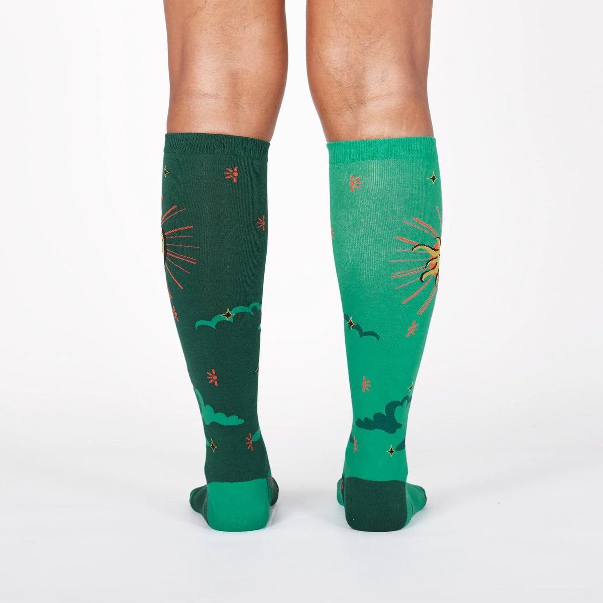 Sun and Moon Women's Knee High Socks