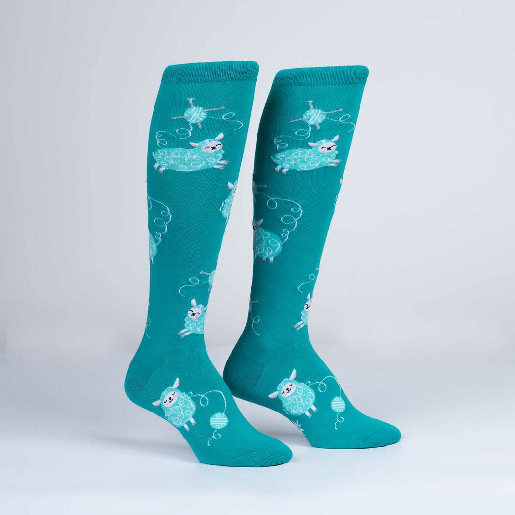 Wool Ewe be mine? Women's Knee High Socks - The Sockery