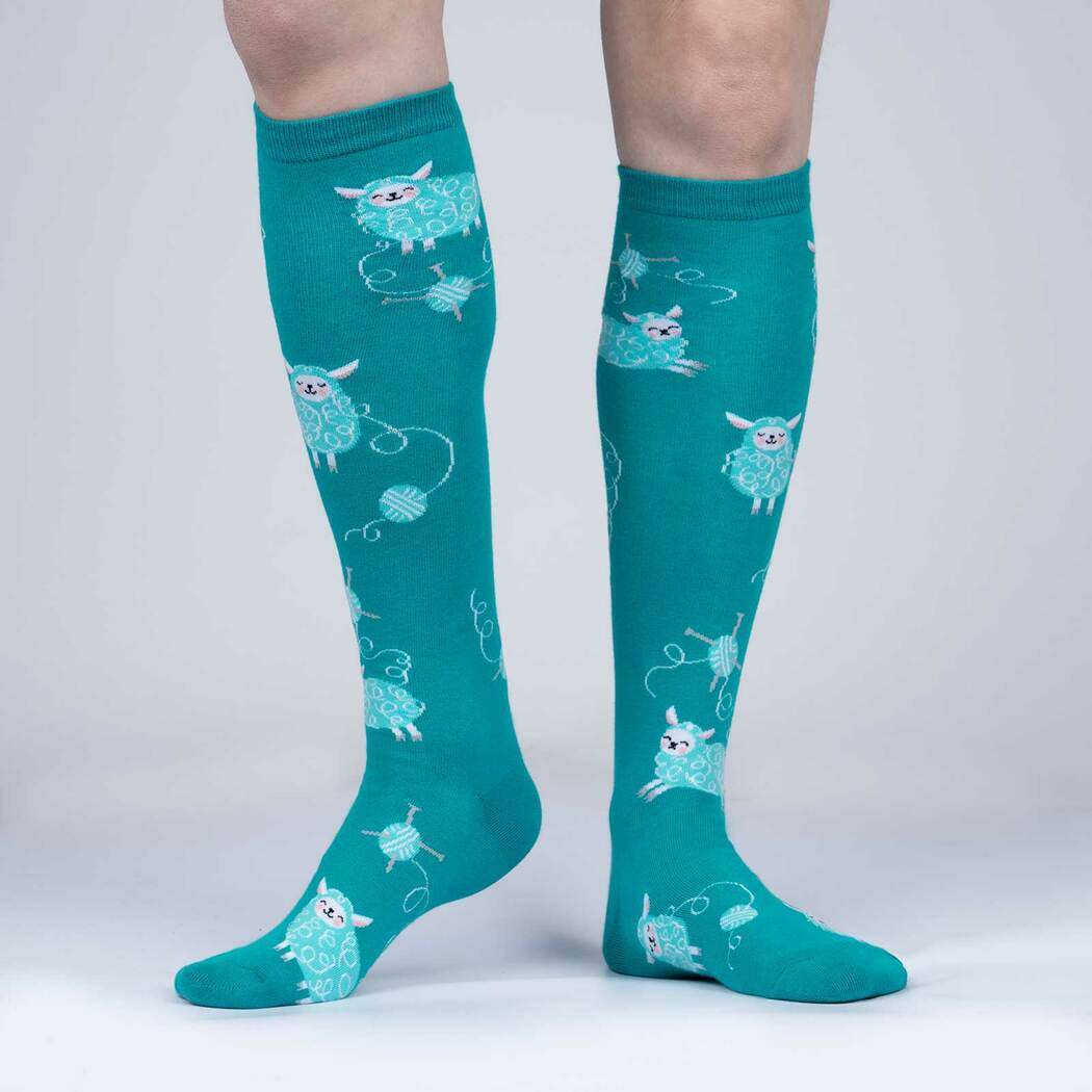 Wool Ewe be mine? Women's Knee High Socks - The Sockery