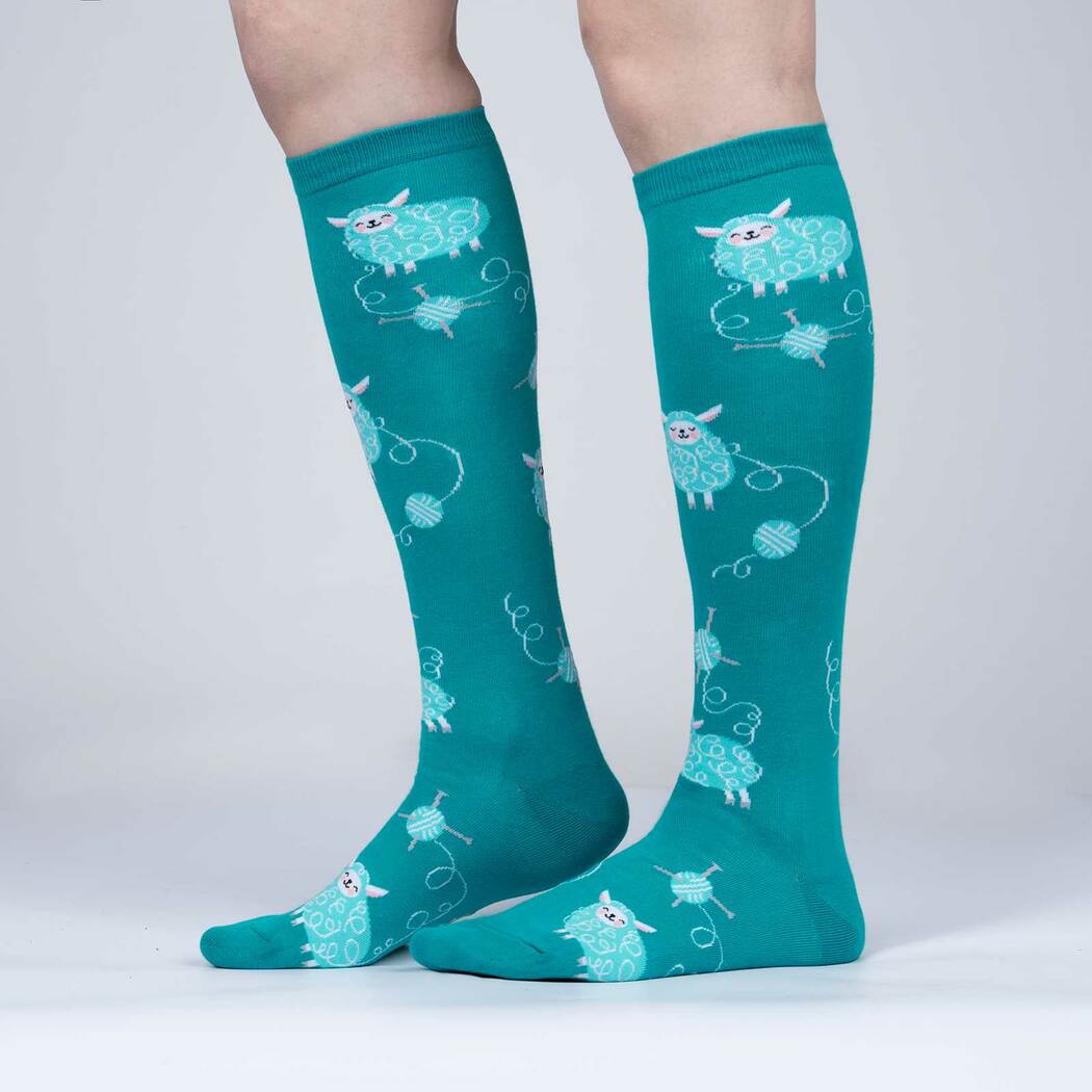 Wool Ewe be mine? Women's Knee High Socks - The Sockery