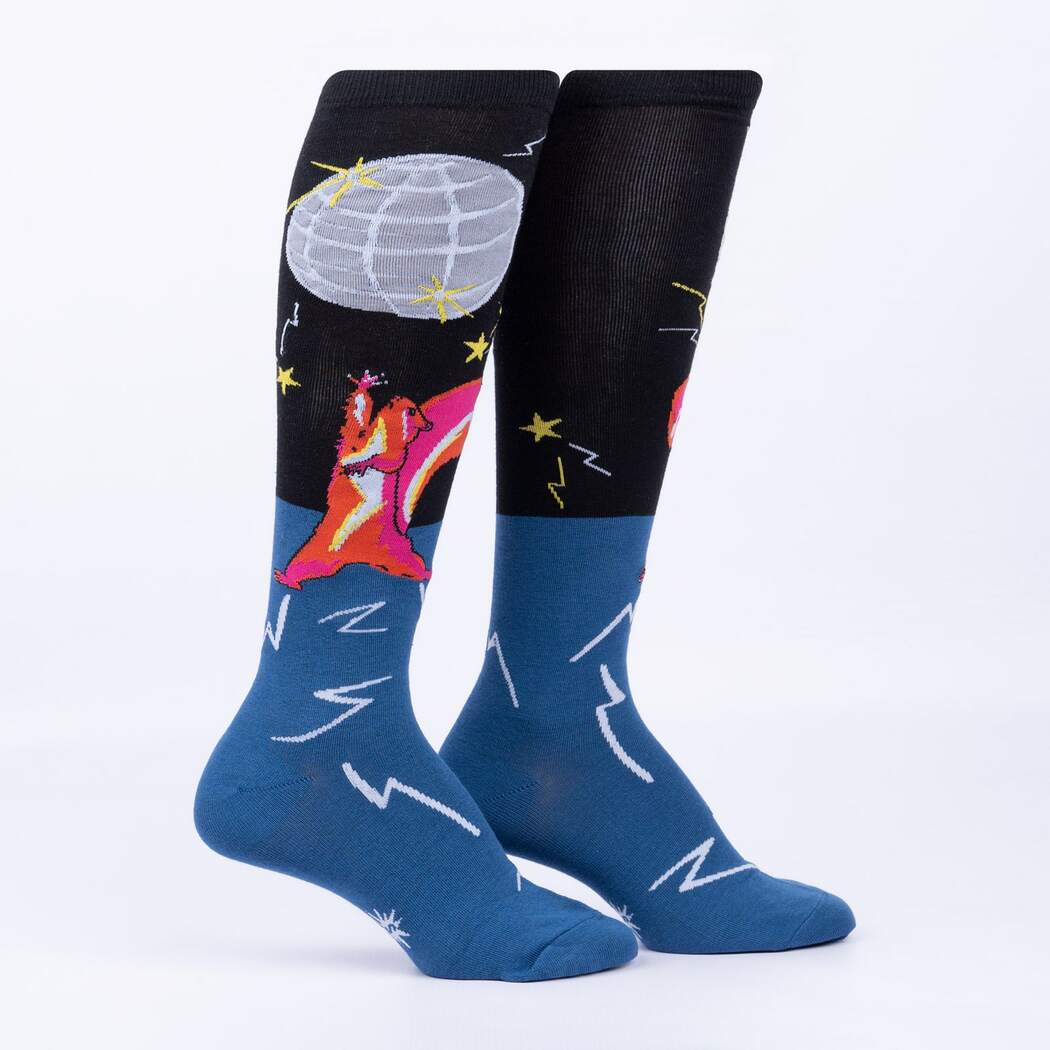 Disco Nut! Women's Knee High Sock - The Sockery