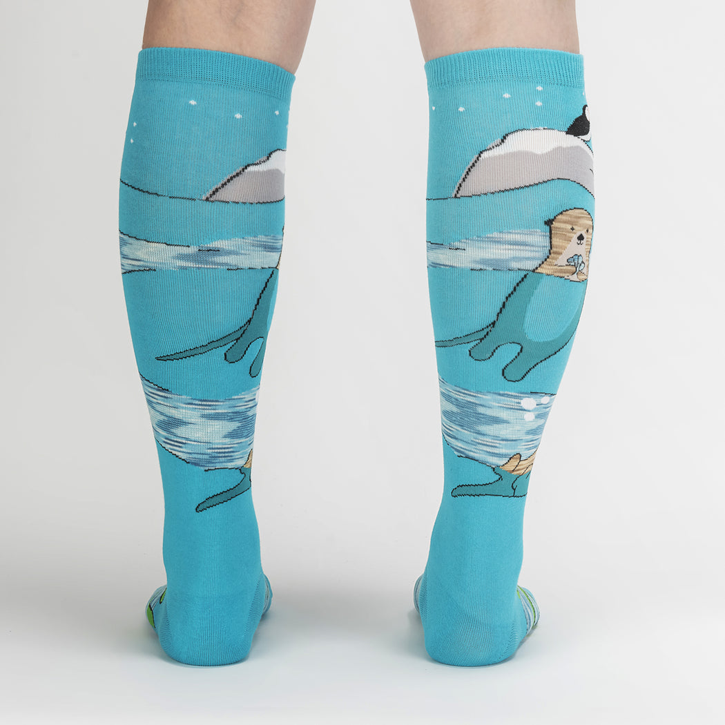 Plays Well With Otters Women's Knee High Socks