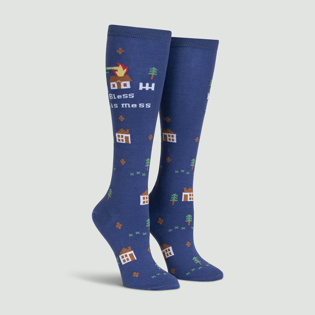 Bless This Mess Women's Knee High Socks