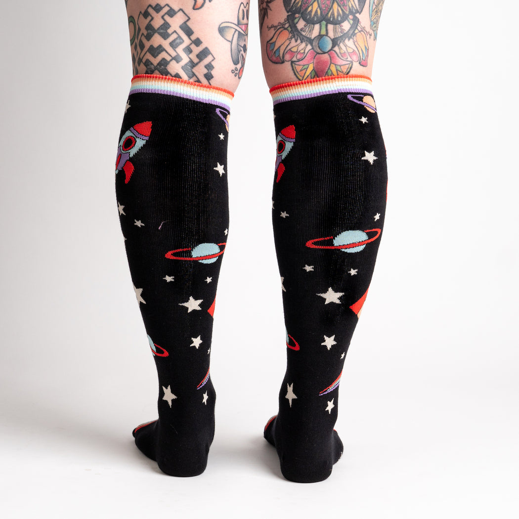 You are outta this World Women's Knee High Socks - The Sockery
