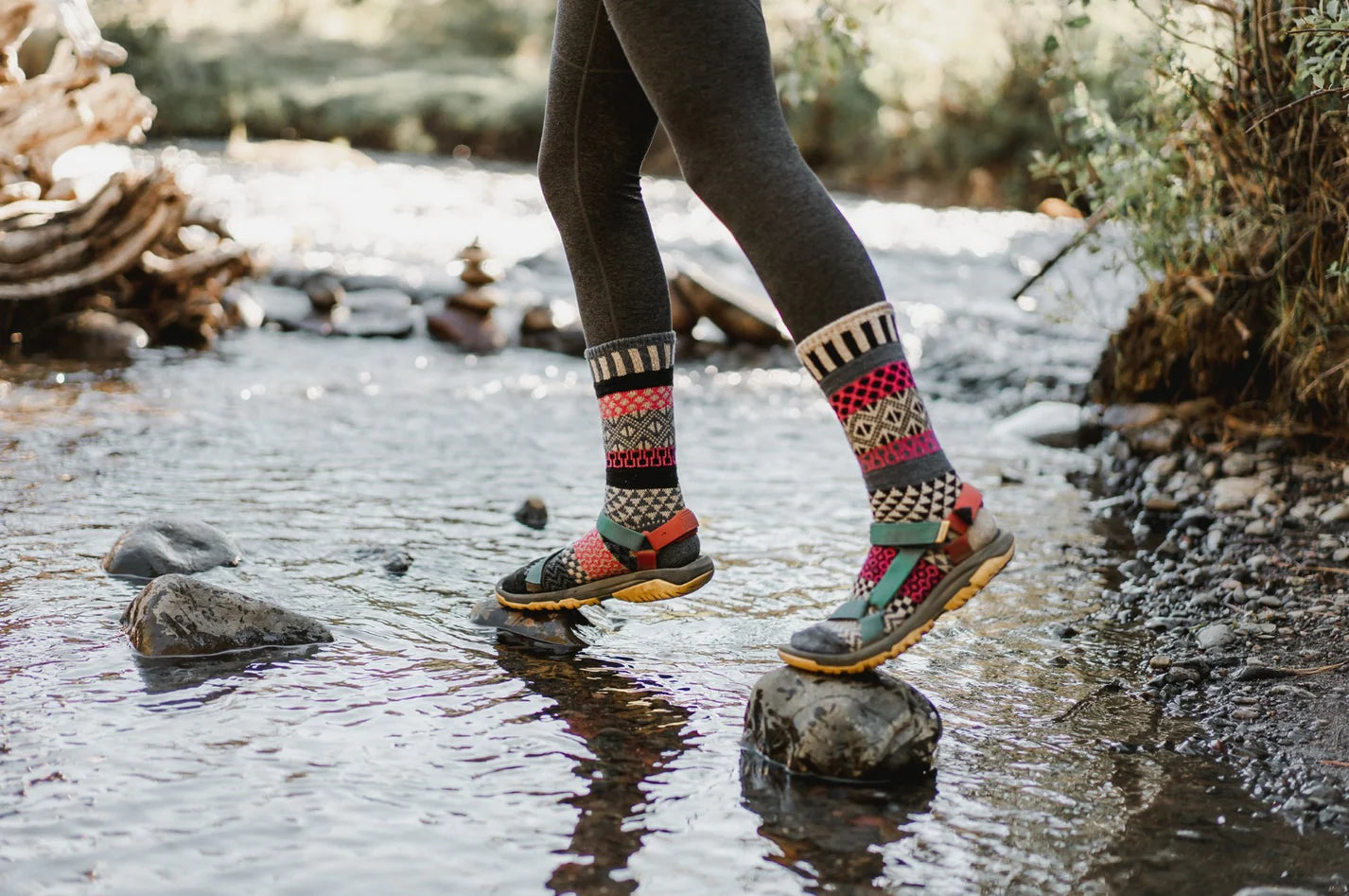 Dogwood Recycled Wool Mix Crew Socks - The Sockery