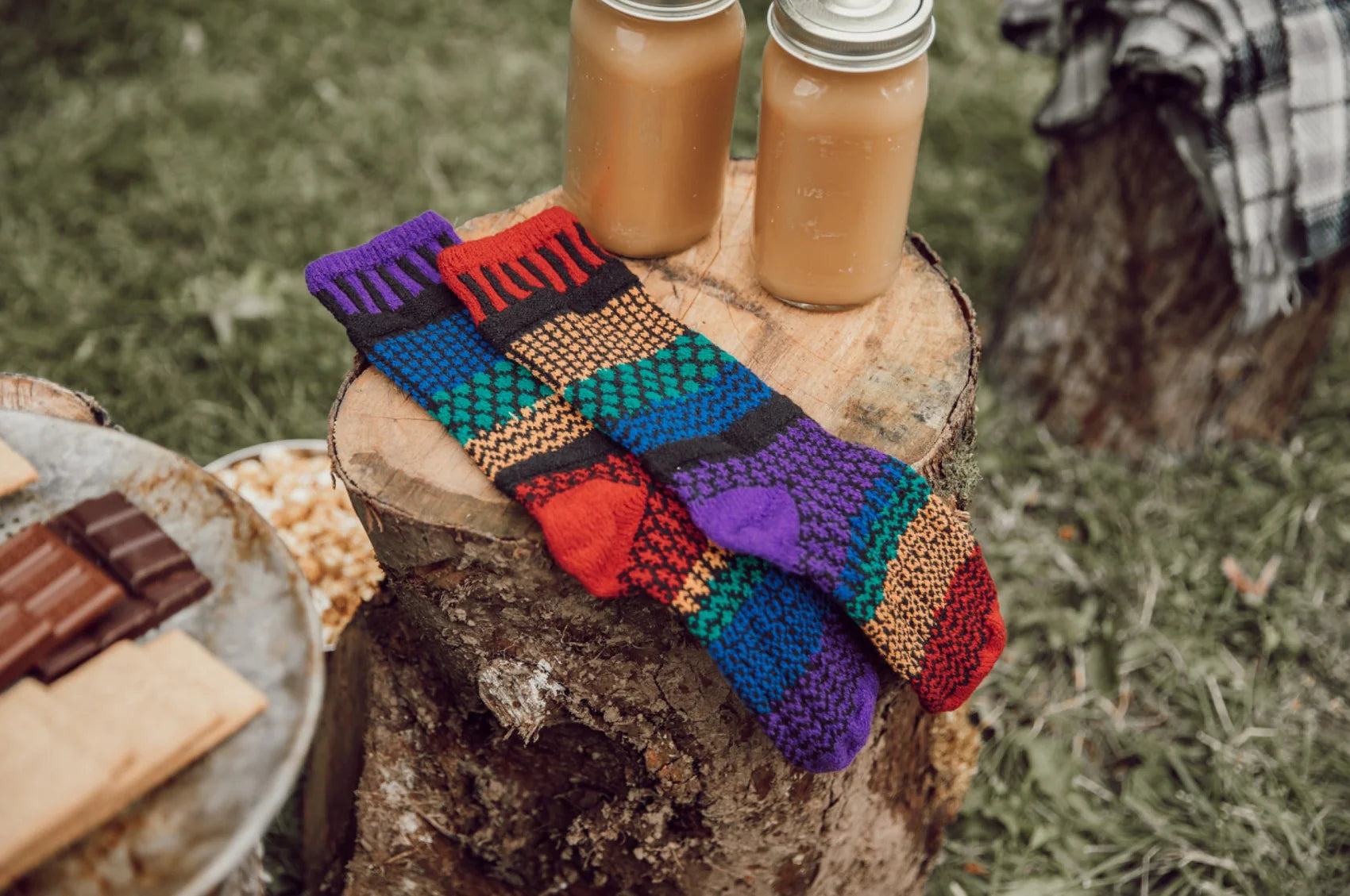Gemstone Recycled Cotton Crew Socks - The Sockery