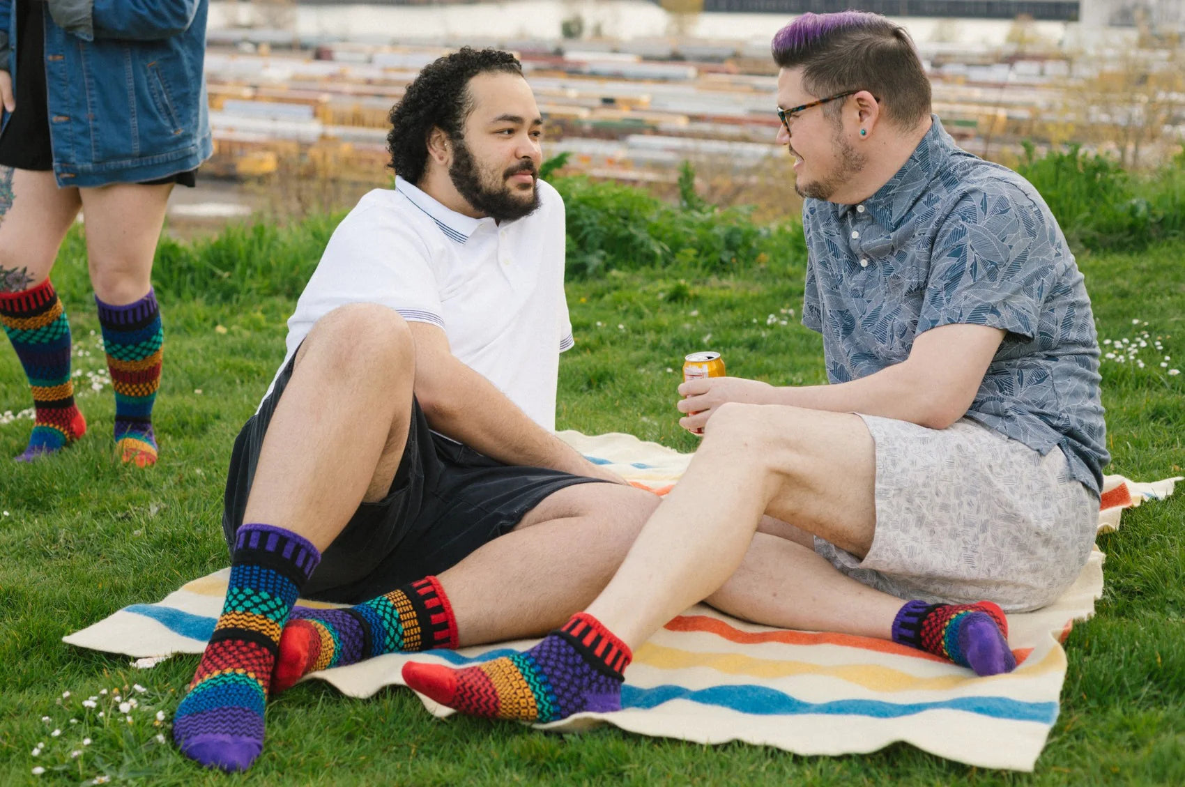 Gemstone Recycled Cotton Crew Socks - The Sockery