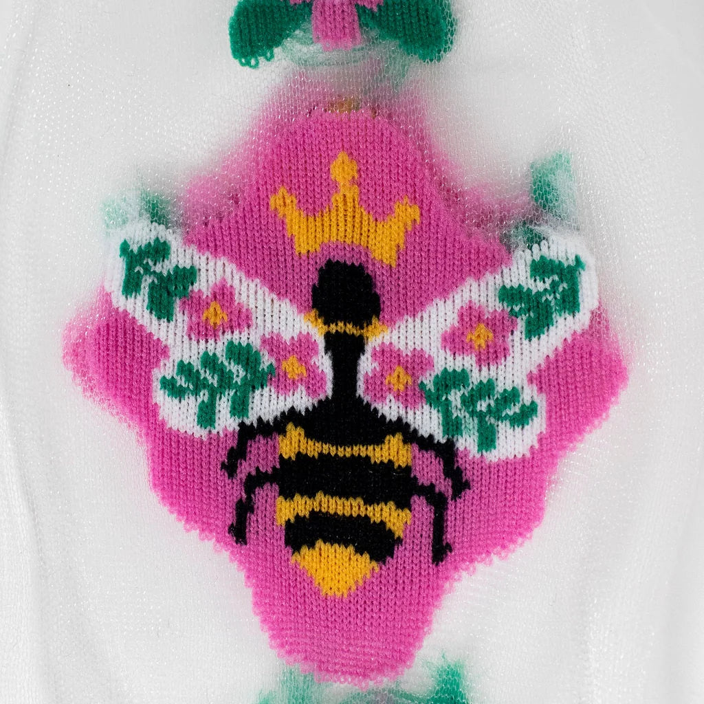 Beehive Yourself Women's Sheer Crew Sock