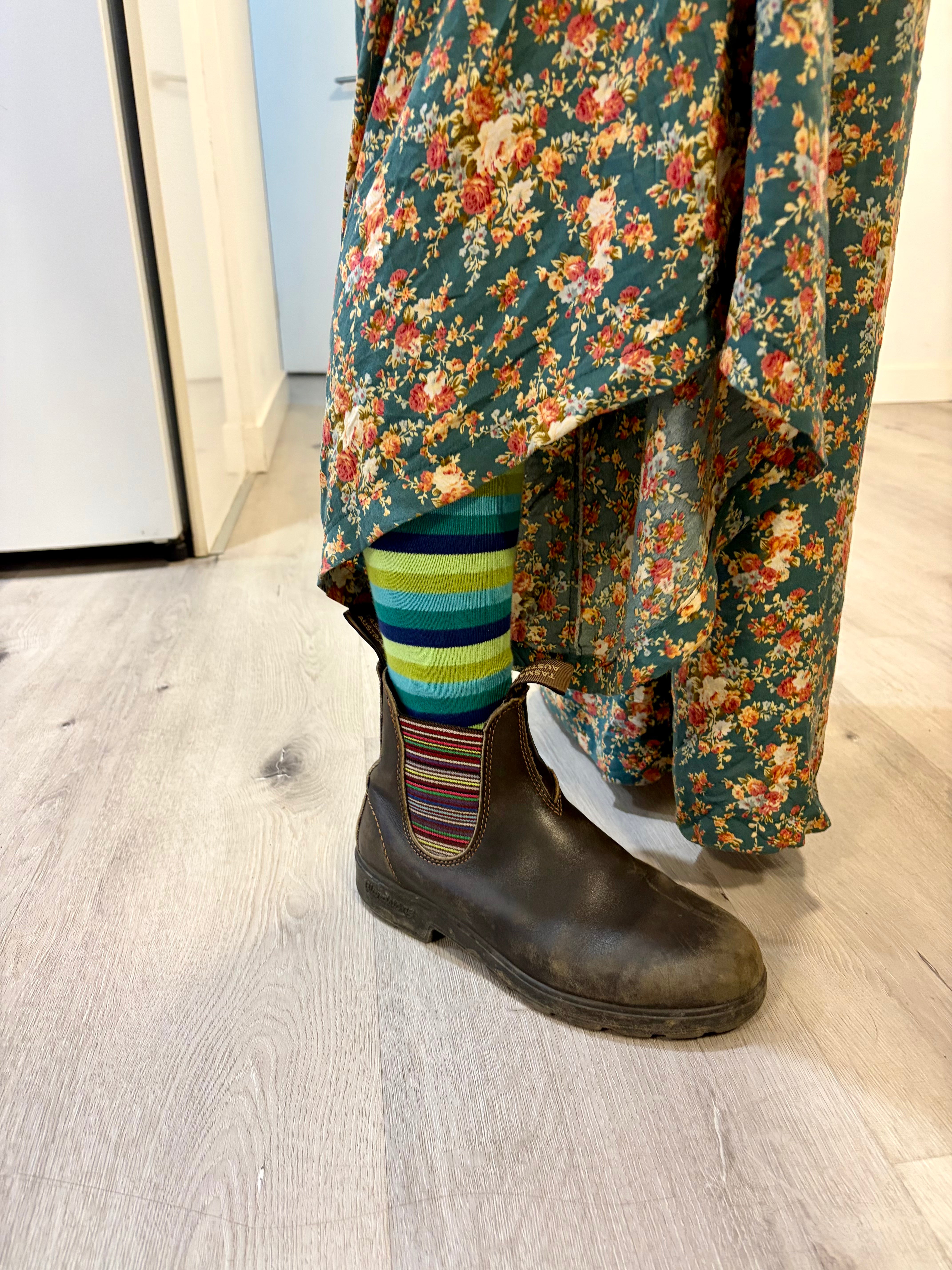 Ocean Stripes Knee High Socks