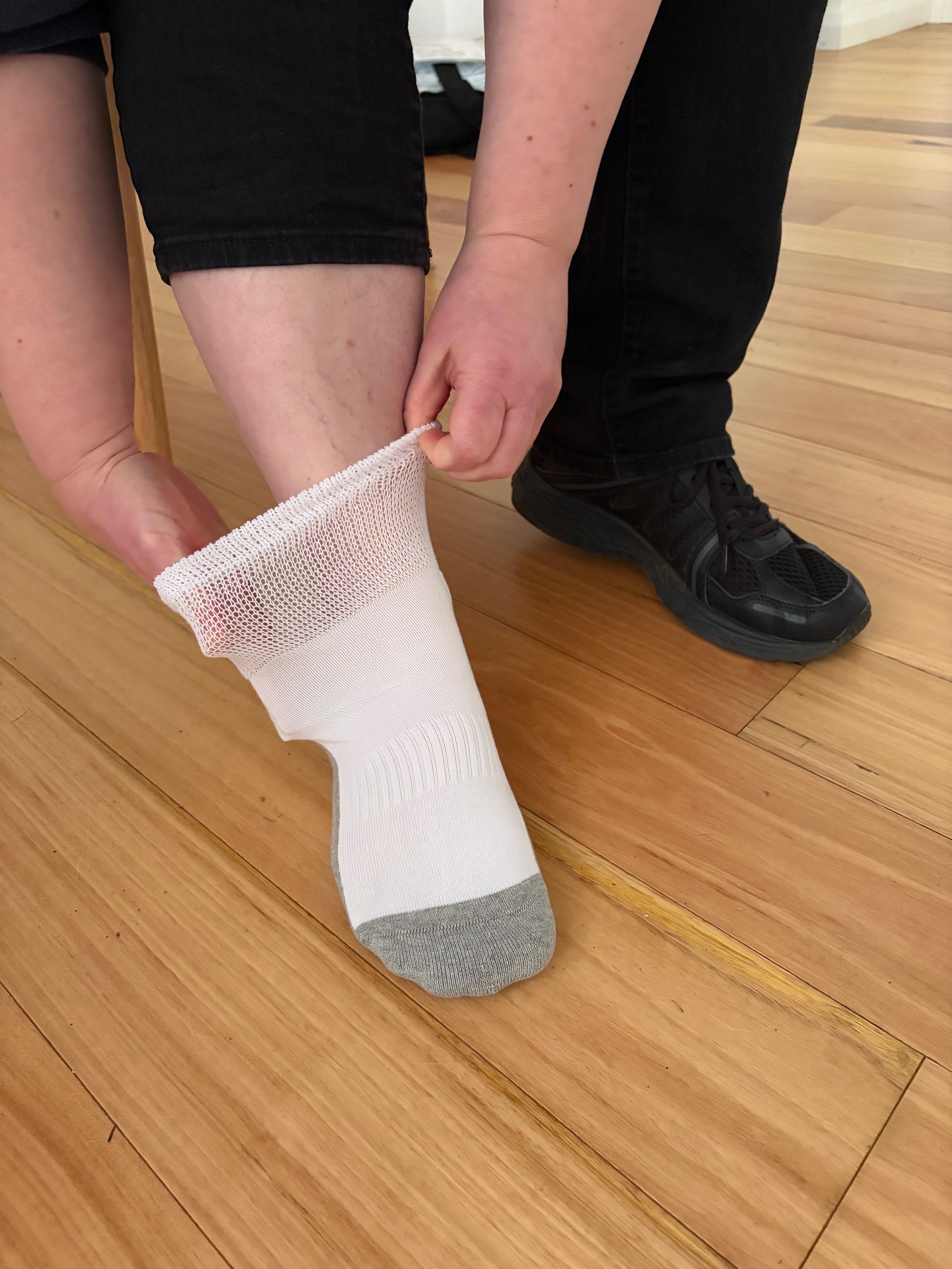 Unisex Easy On Stretch Quarter Socks - Australian Made
