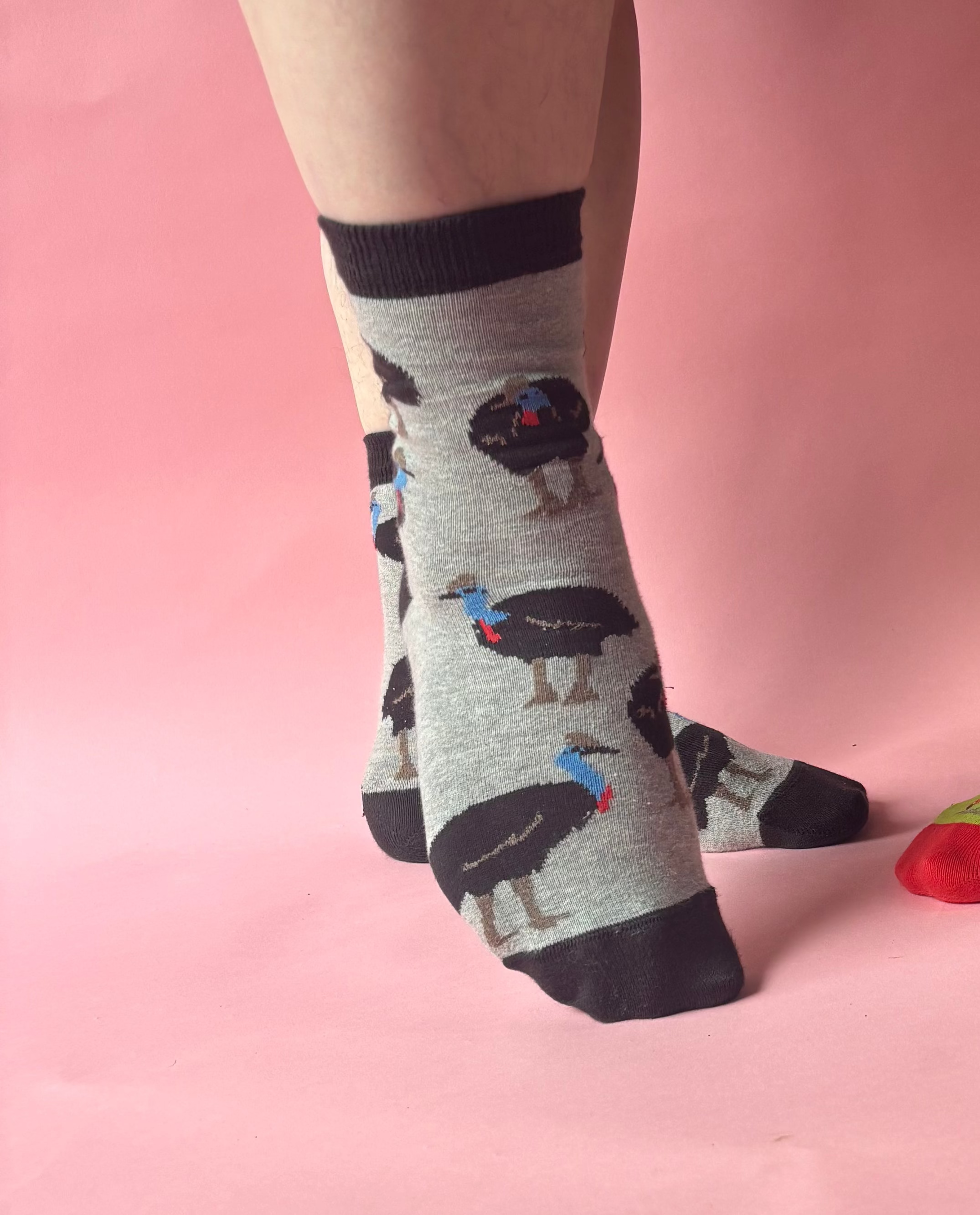Cassowary Cotton Crew Dress Sock - Australian Made