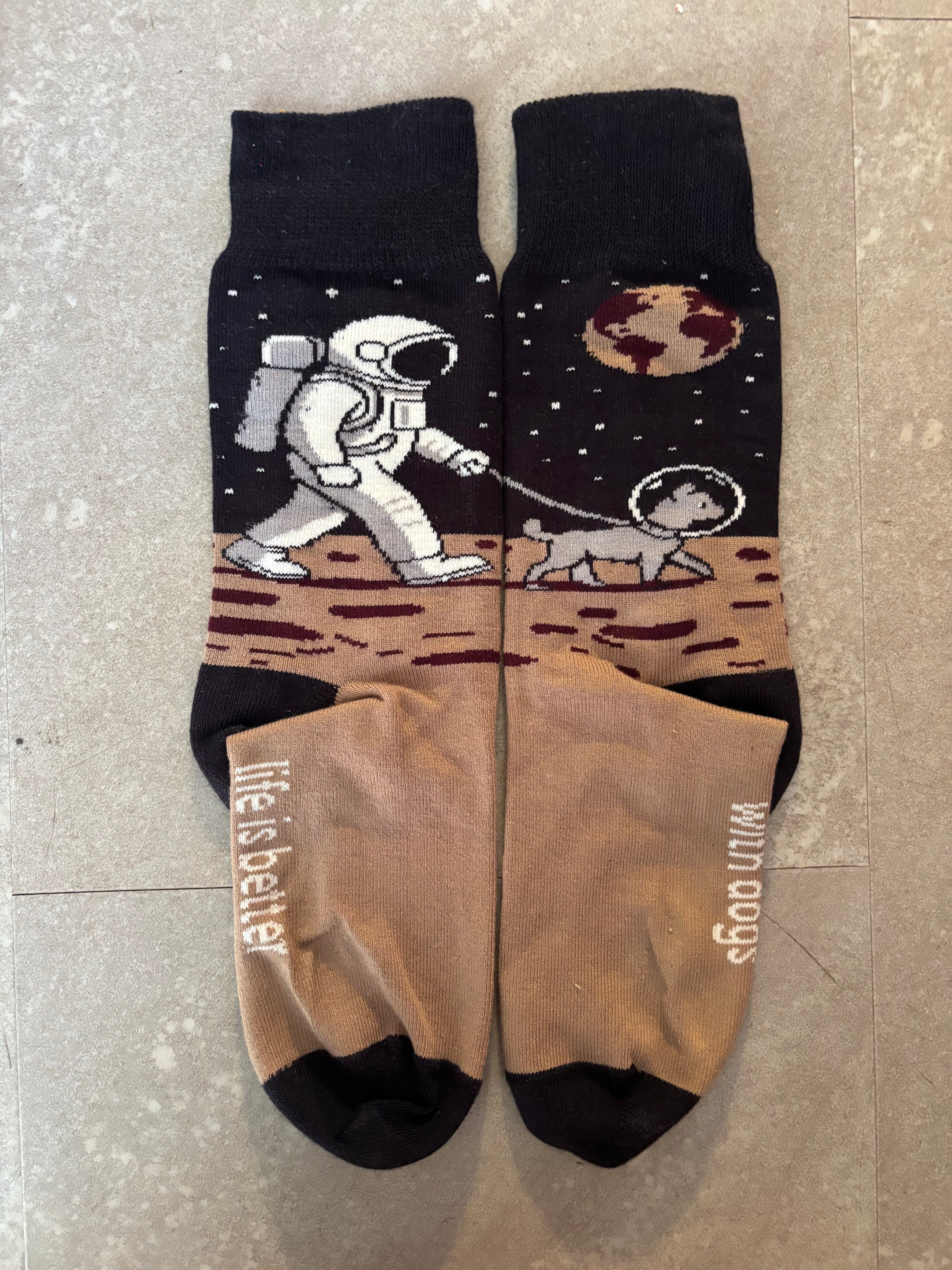 Moon Walk Crew Sock - Made in Australia