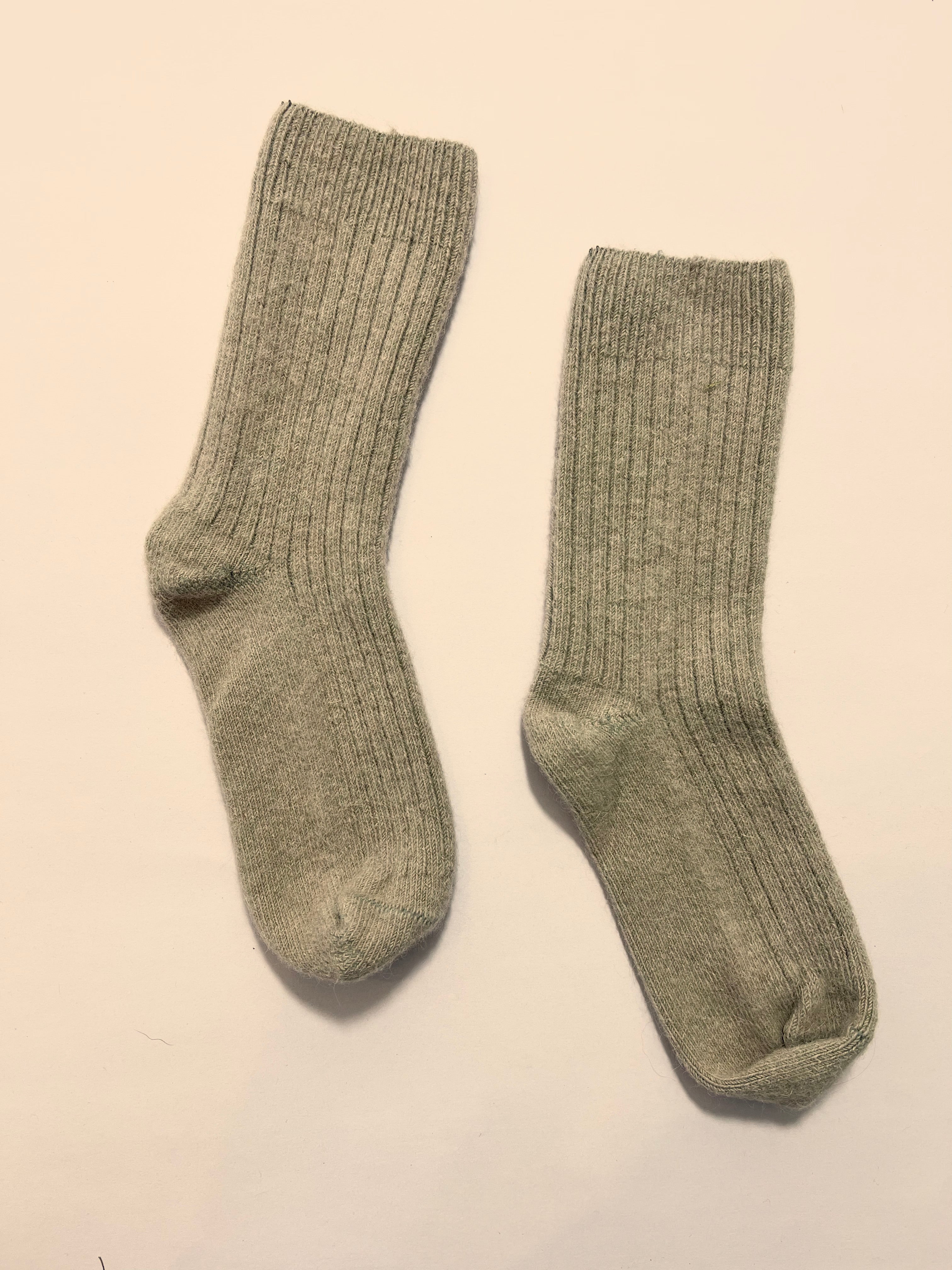 Luxury Alpaca Blend Socks in Sandstone - Aussie Made