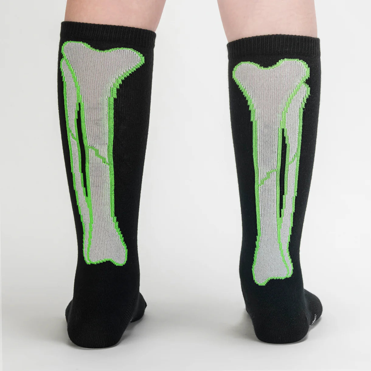 It's Going Tibia Good Day Kids Knee High Socks - Glow in the Dark