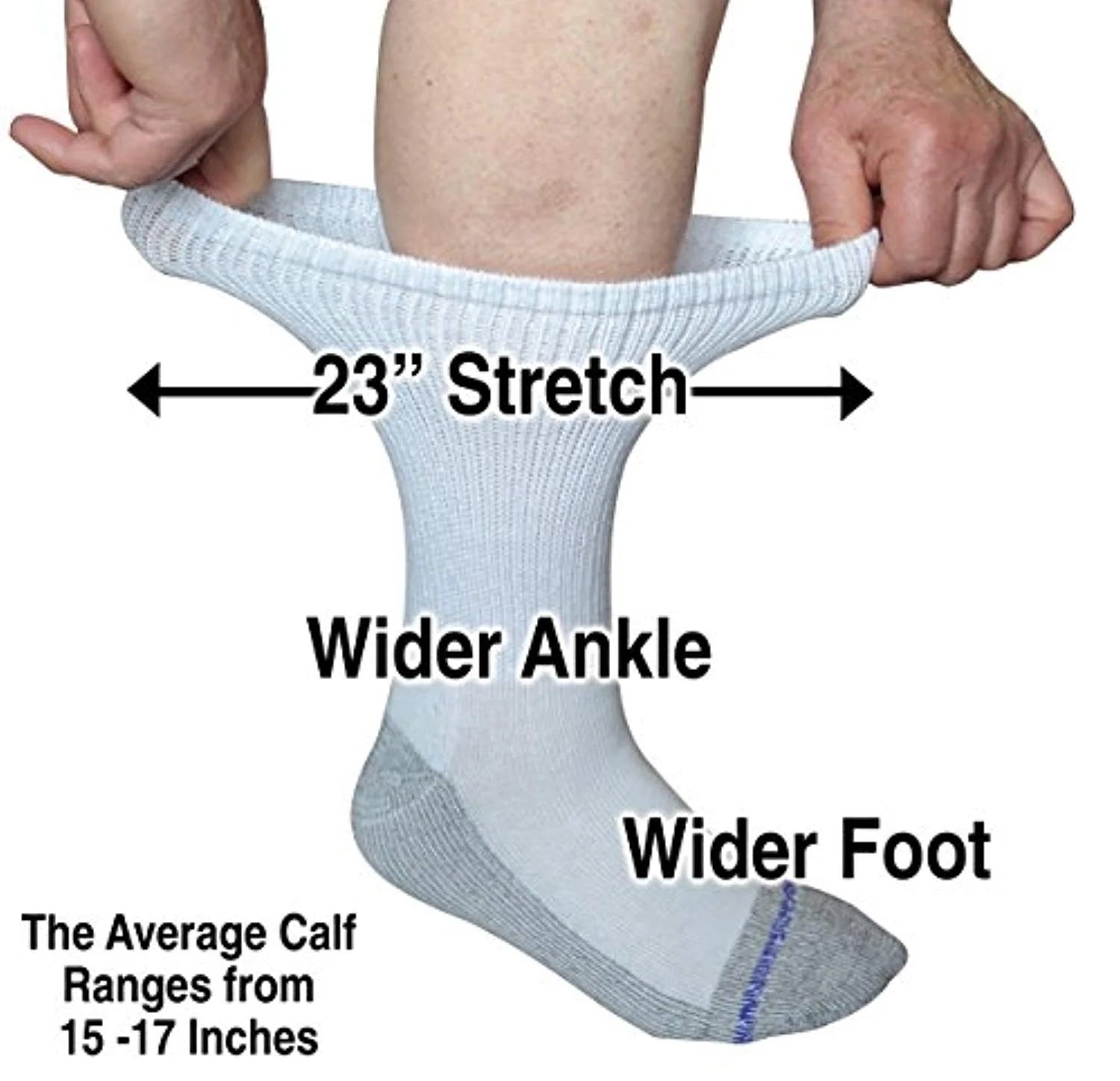 Loose Fit Cotton Crew Socks
