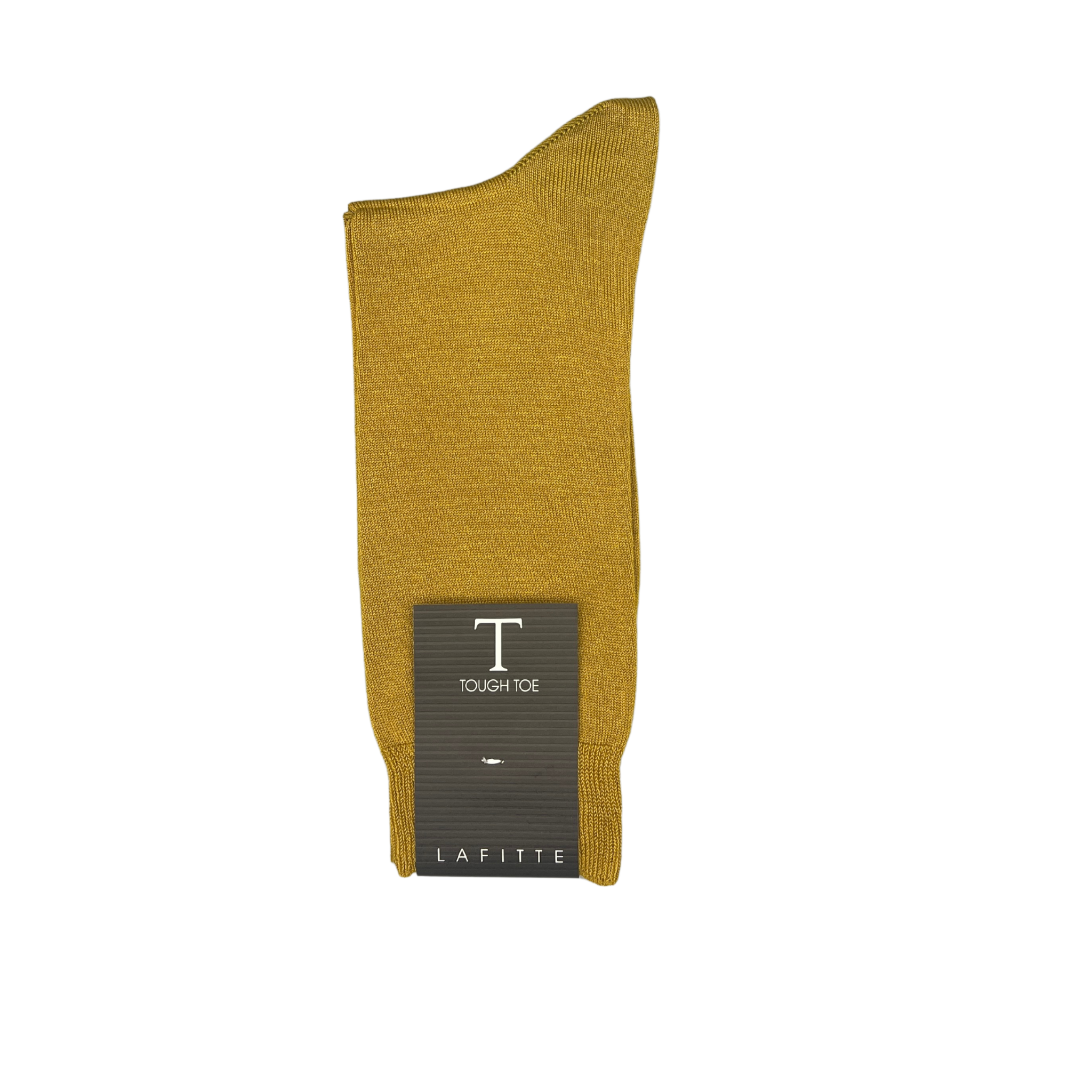 Cotton Crew Sock with Tough Toe in  Mustard - Aussie Made