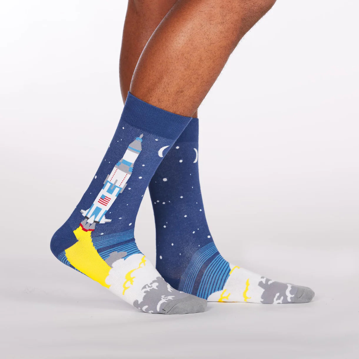 3,2,1 Lift Off Men's Crew Socks