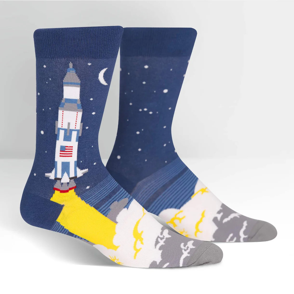 3,2,1 Lift Off Men's Crew Socks - The sockery