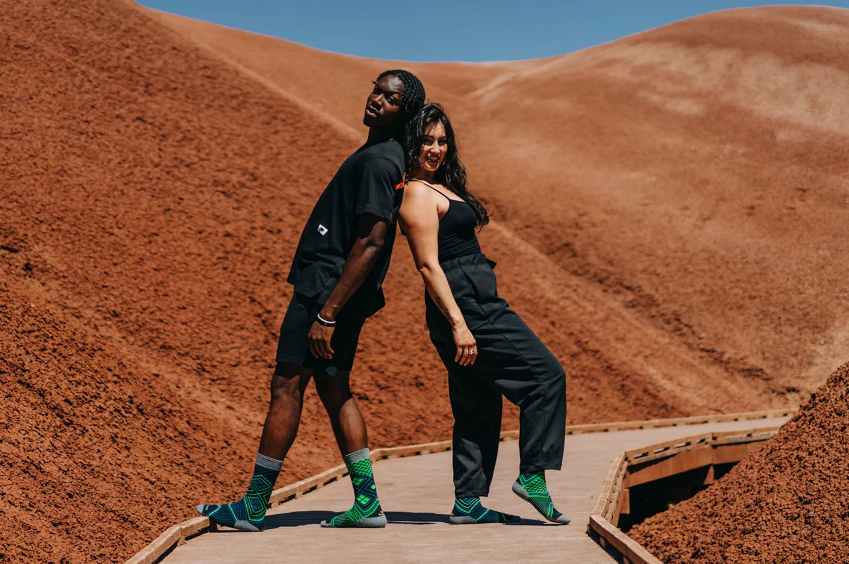 Lime Recycled Wool Performance Socks - The Sockery