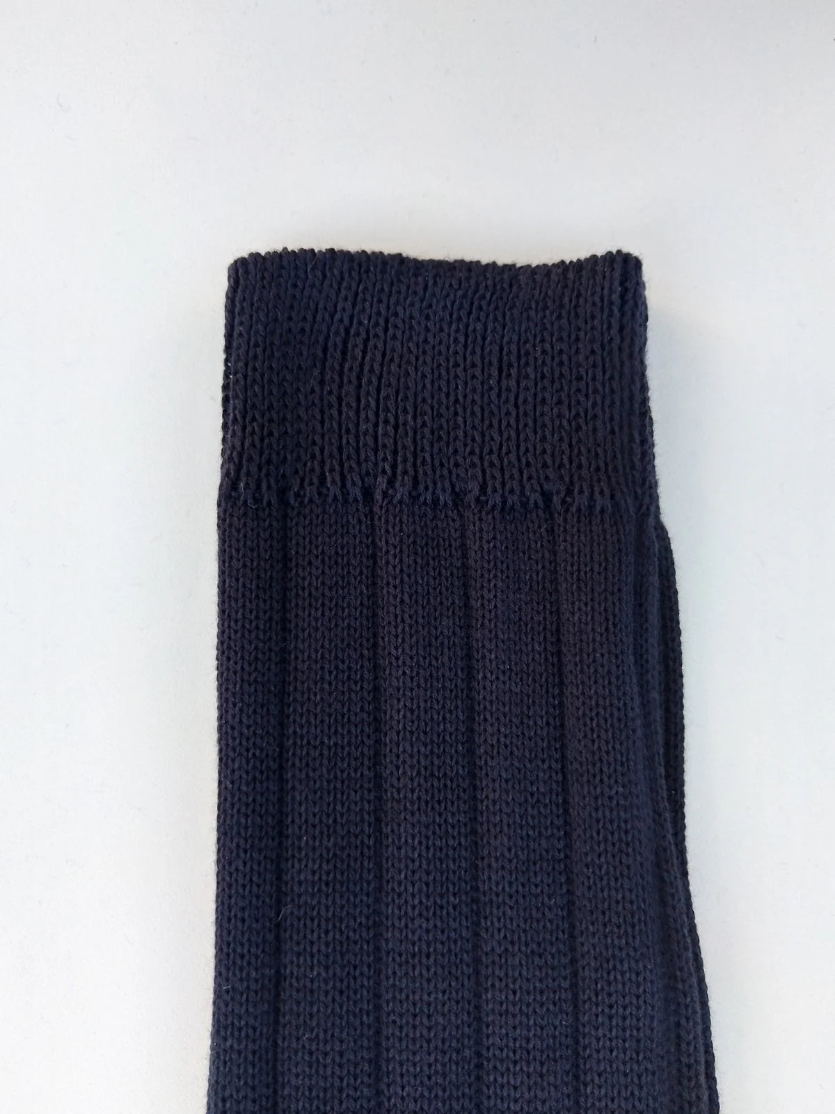 Luigi Organic Cotton Knee High Socks in Navy