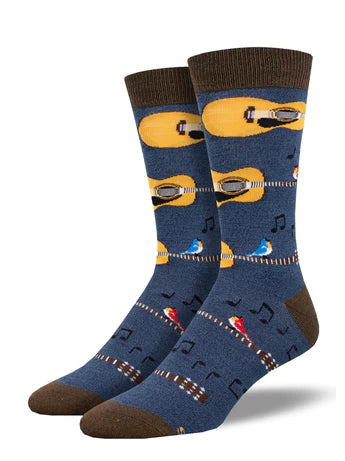 Nice Acoustics Men's Bamboo Crew Socks - The Sockery