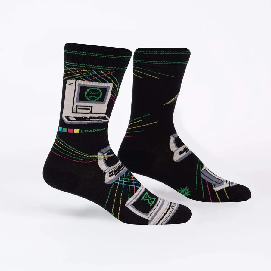 Control ALT Delete Men's Crew Sock