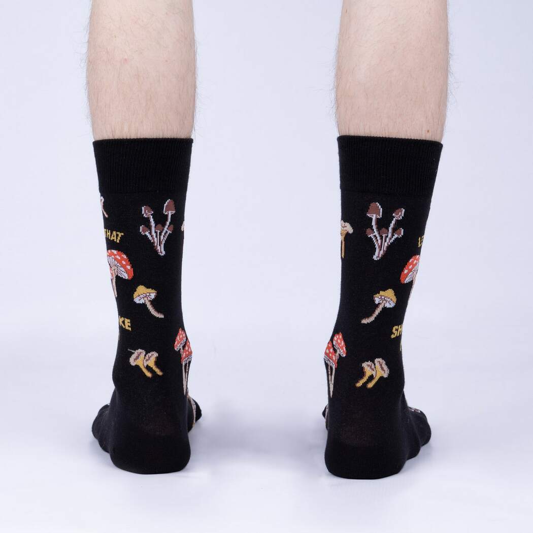 Let That Shiitake Go Men's Crew Socks - The Sockery