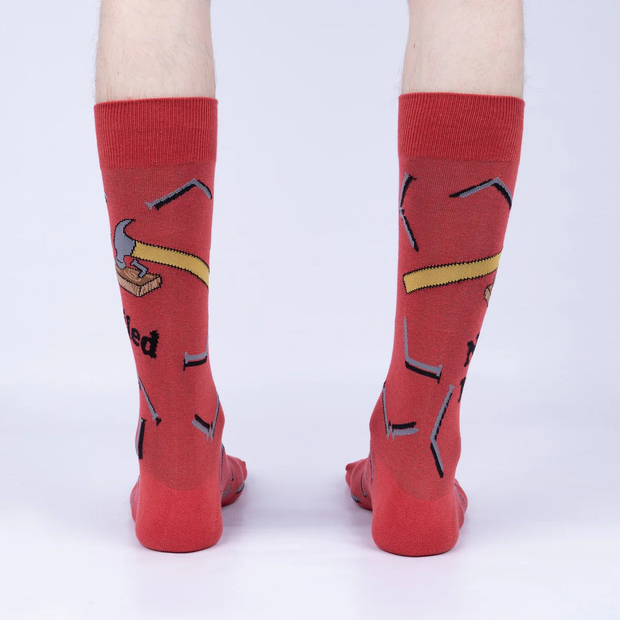 Wood Vibes Only Men's Crew Socks