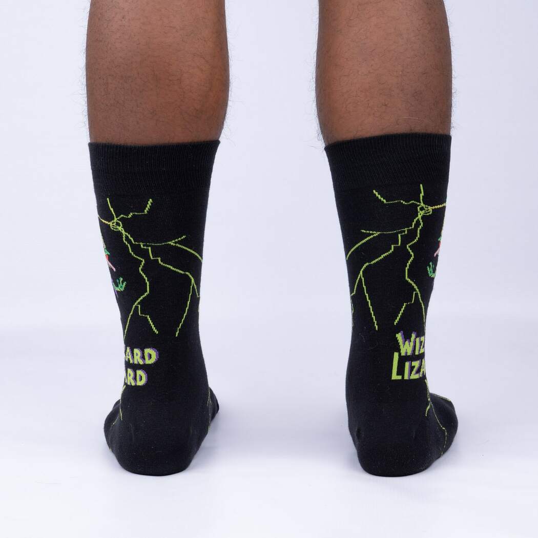 Wizard Lizard Men's Crew Socks