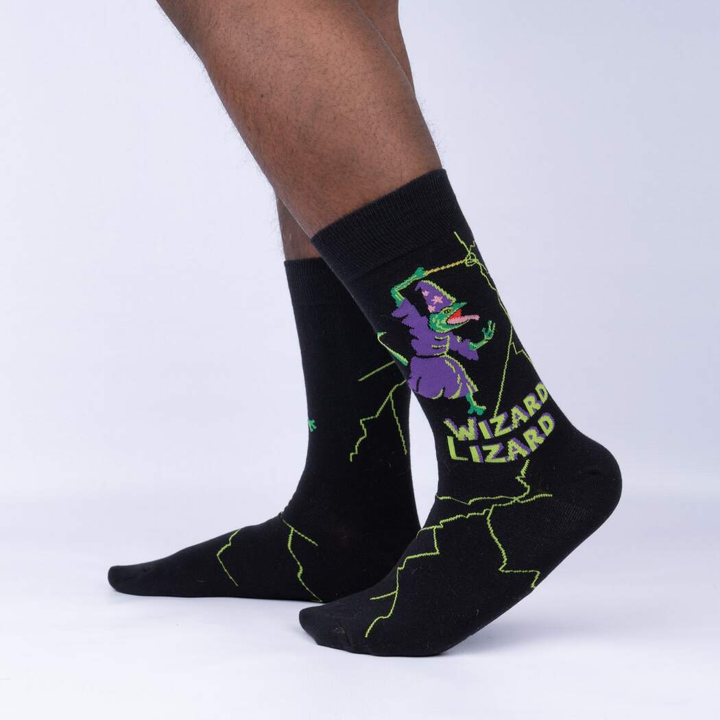 Wizard Lizard Men's Crew Socks