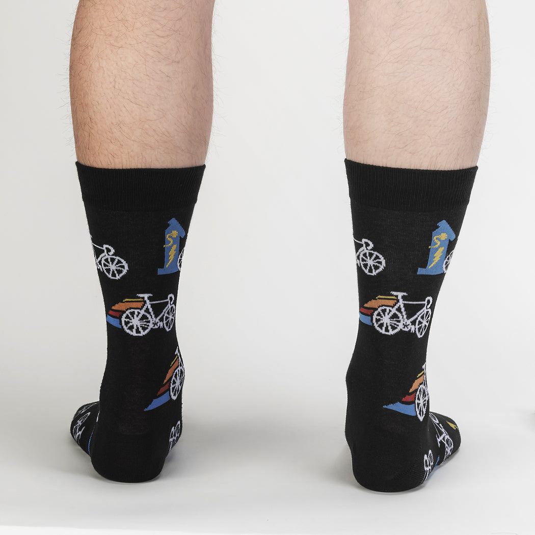 Fully Charged Men's Crew Socks - The Sockery