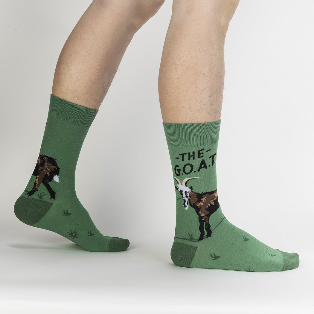 The G.O.A.T. Men's Crew Socks