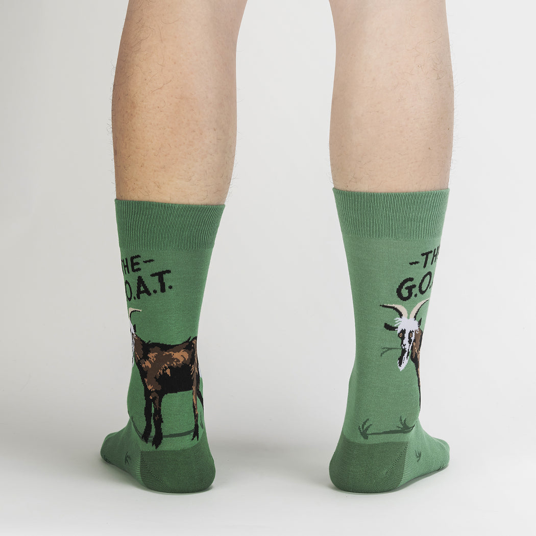 The G.O.A.T. Men's Crew Socks