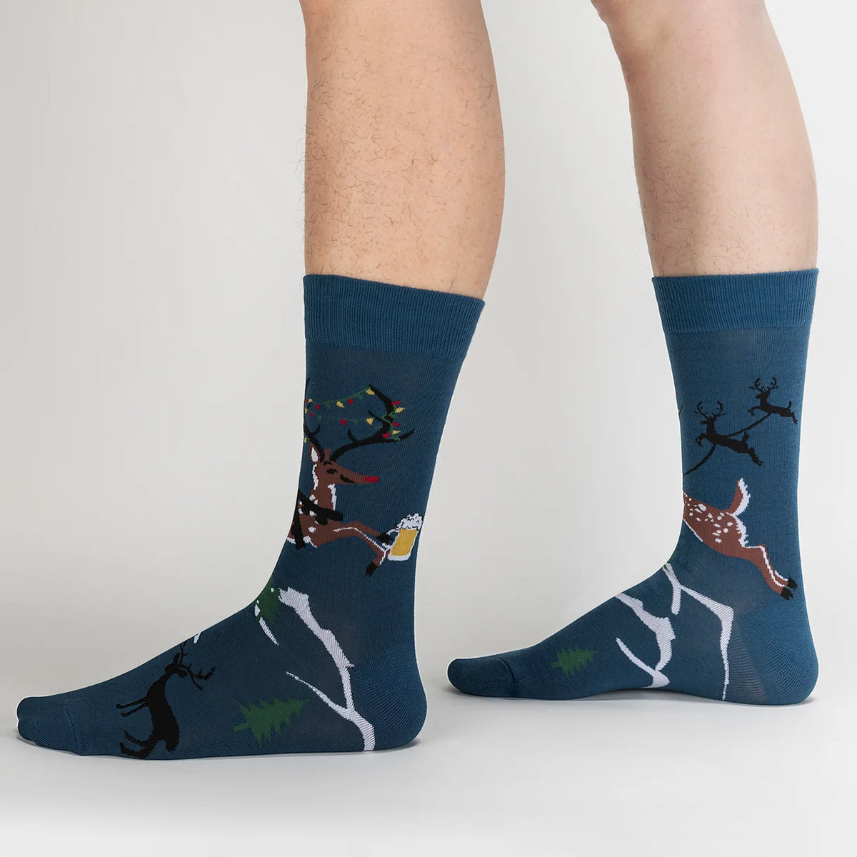 Brew-Dolph Men's Crew Socks