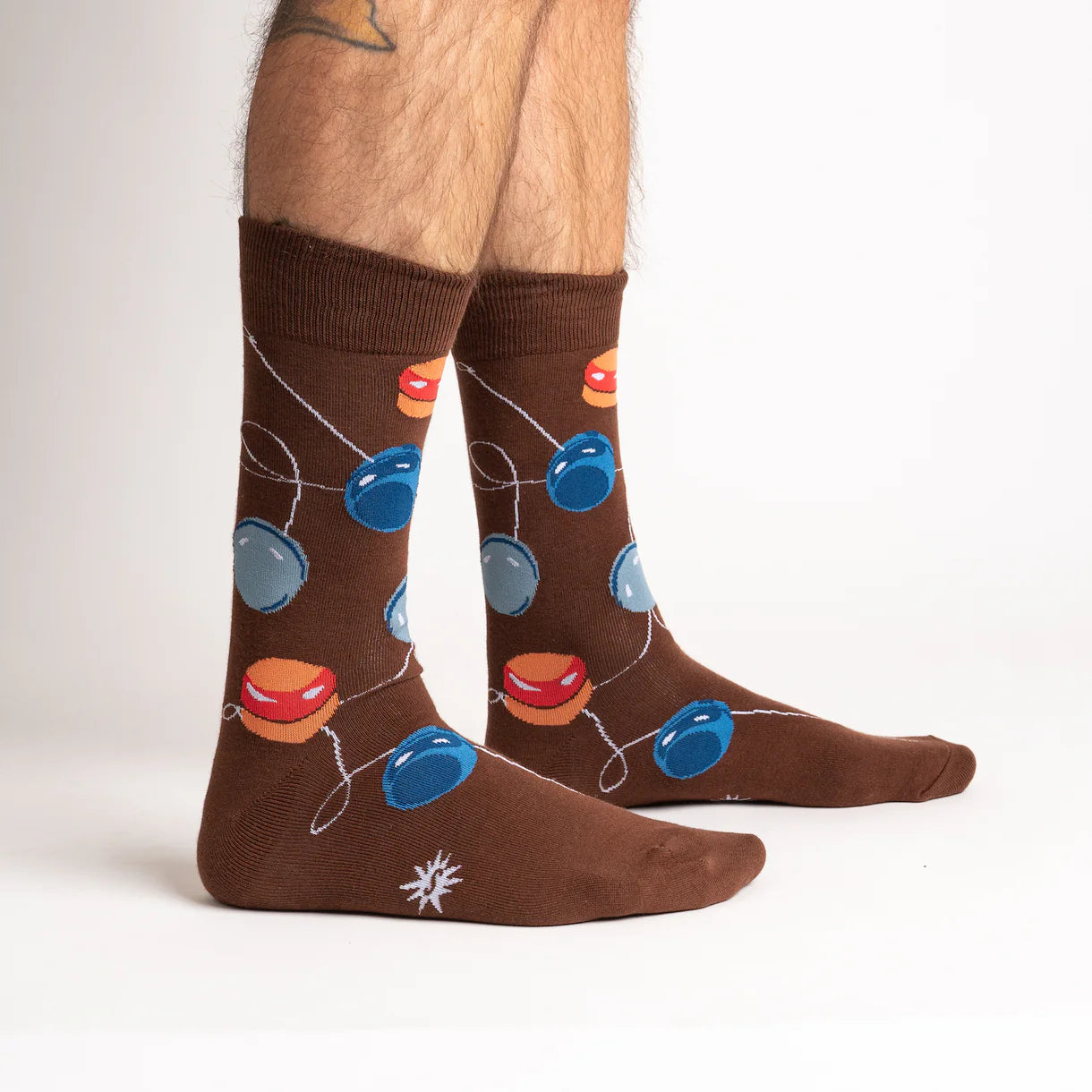 Yo-Yoing Around Men's Crew Socks