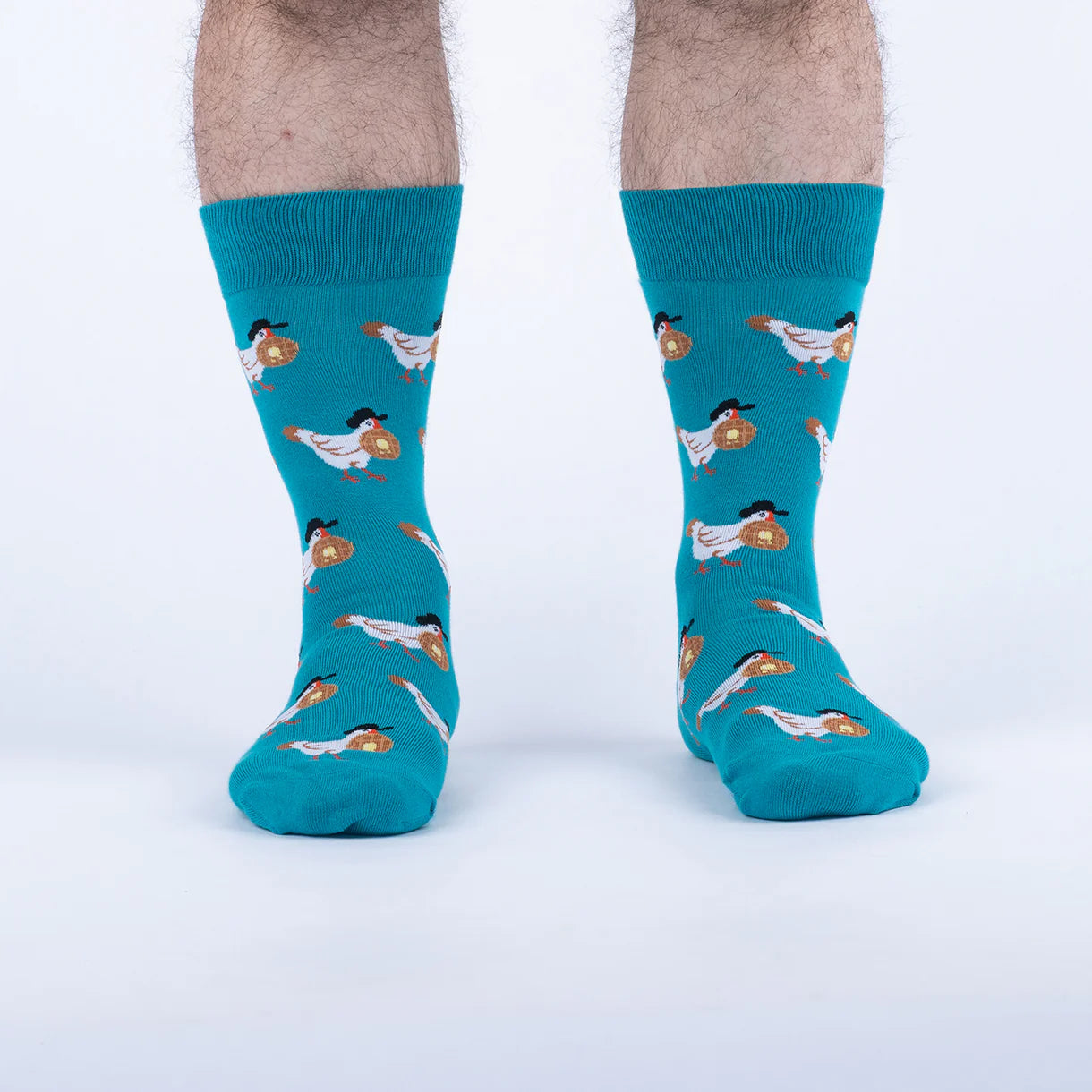 Chicken + Waffles Men's Crew Socks