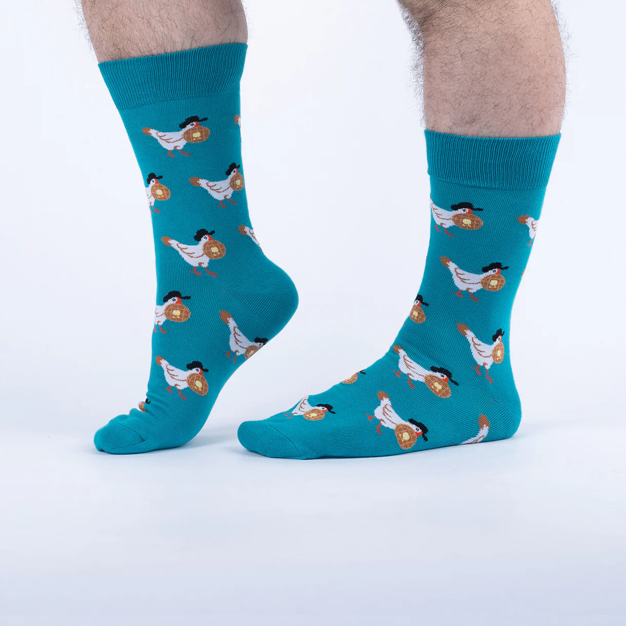 Chicken + Waffles Men's Crew Socks