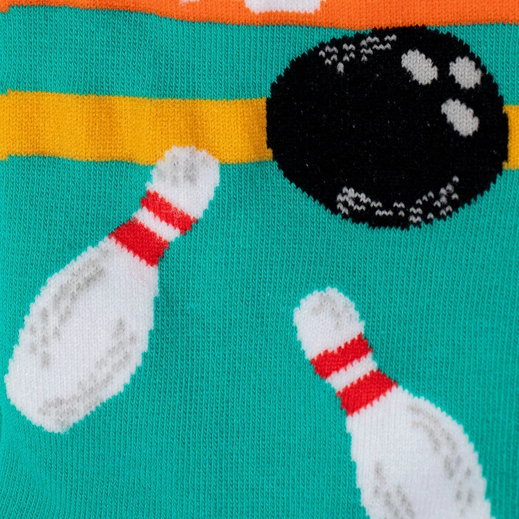 World's Okayest Bowler Men's Crew Socks