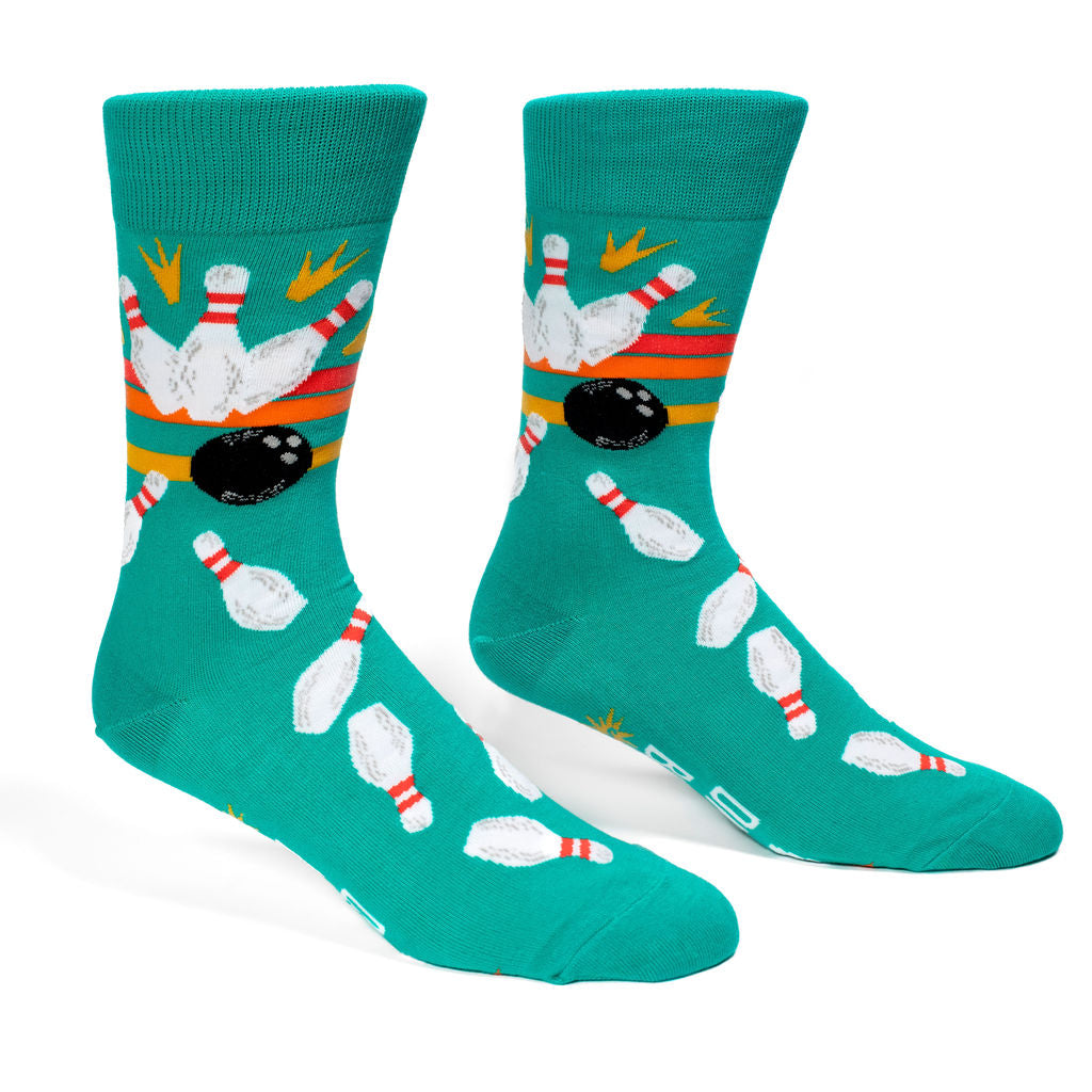World's Okayest Bowler Men's Crew Socks