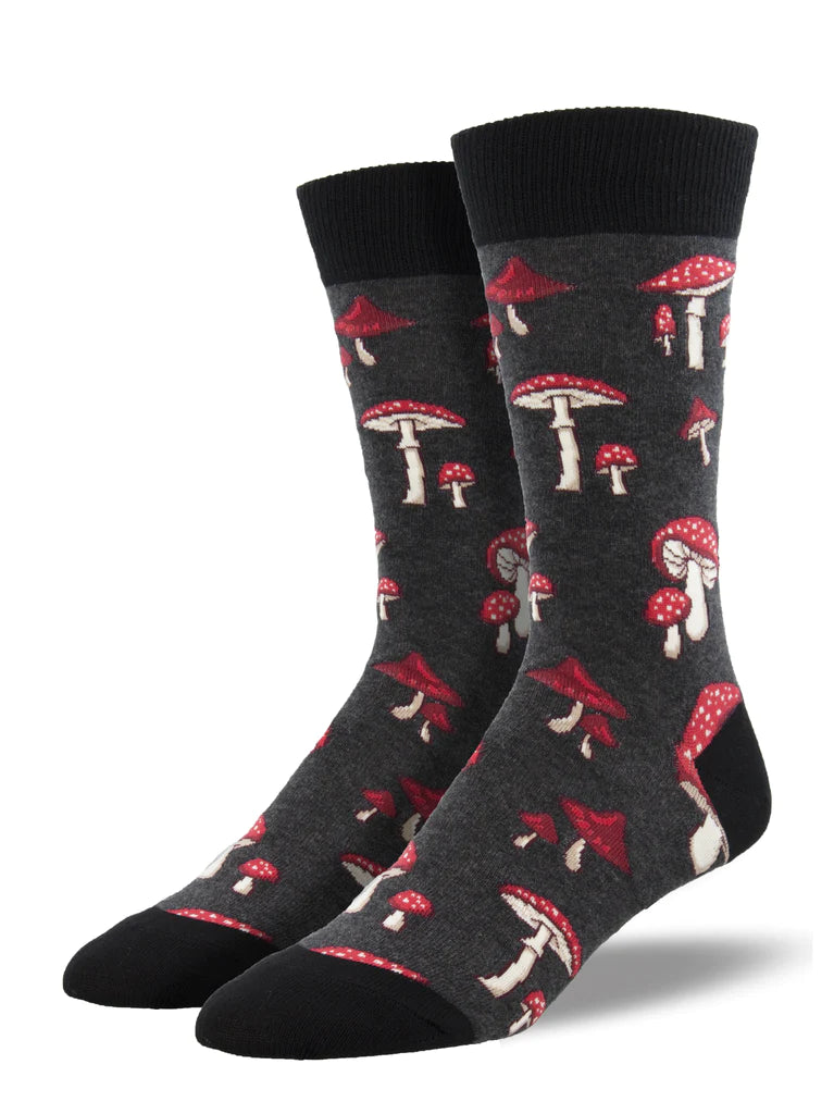 Pretty Fly for a Fungi Men's Crew Socks - The Sockery