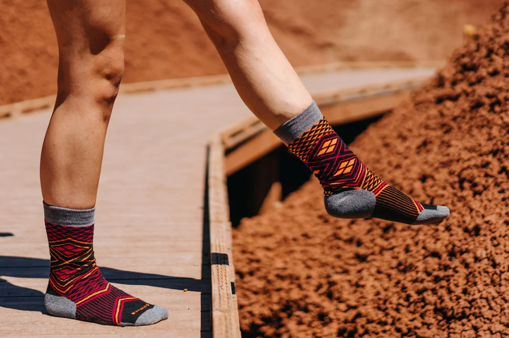 Mango Recycled Wool Performance Socks - The Sockery