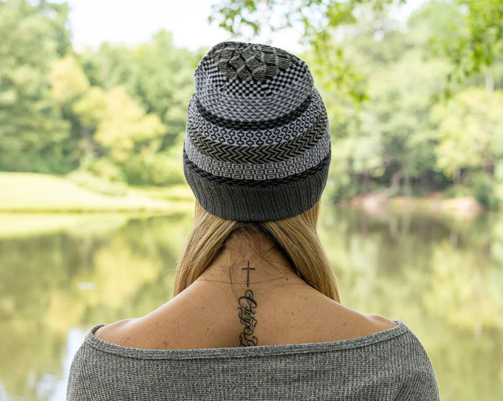 Midnight Recycled Cotton Beanie