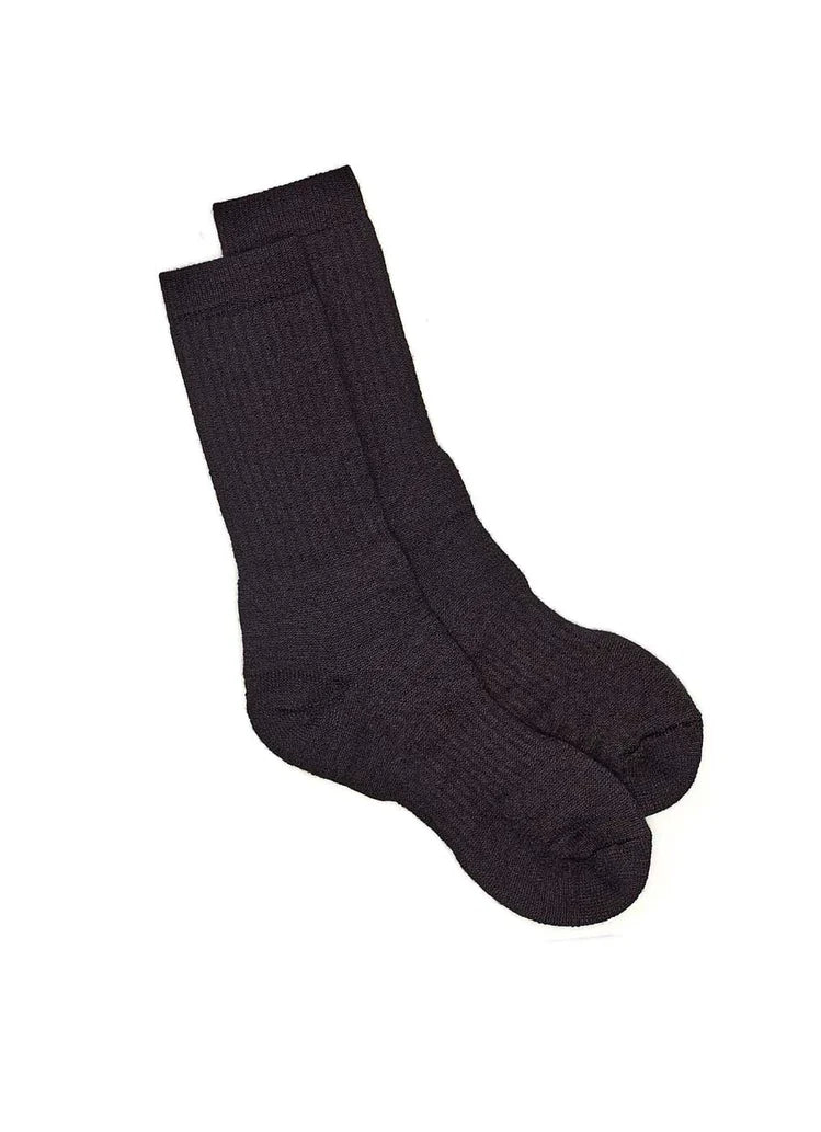 Southern Merino Wool Boot Socks in Black - The Sockery